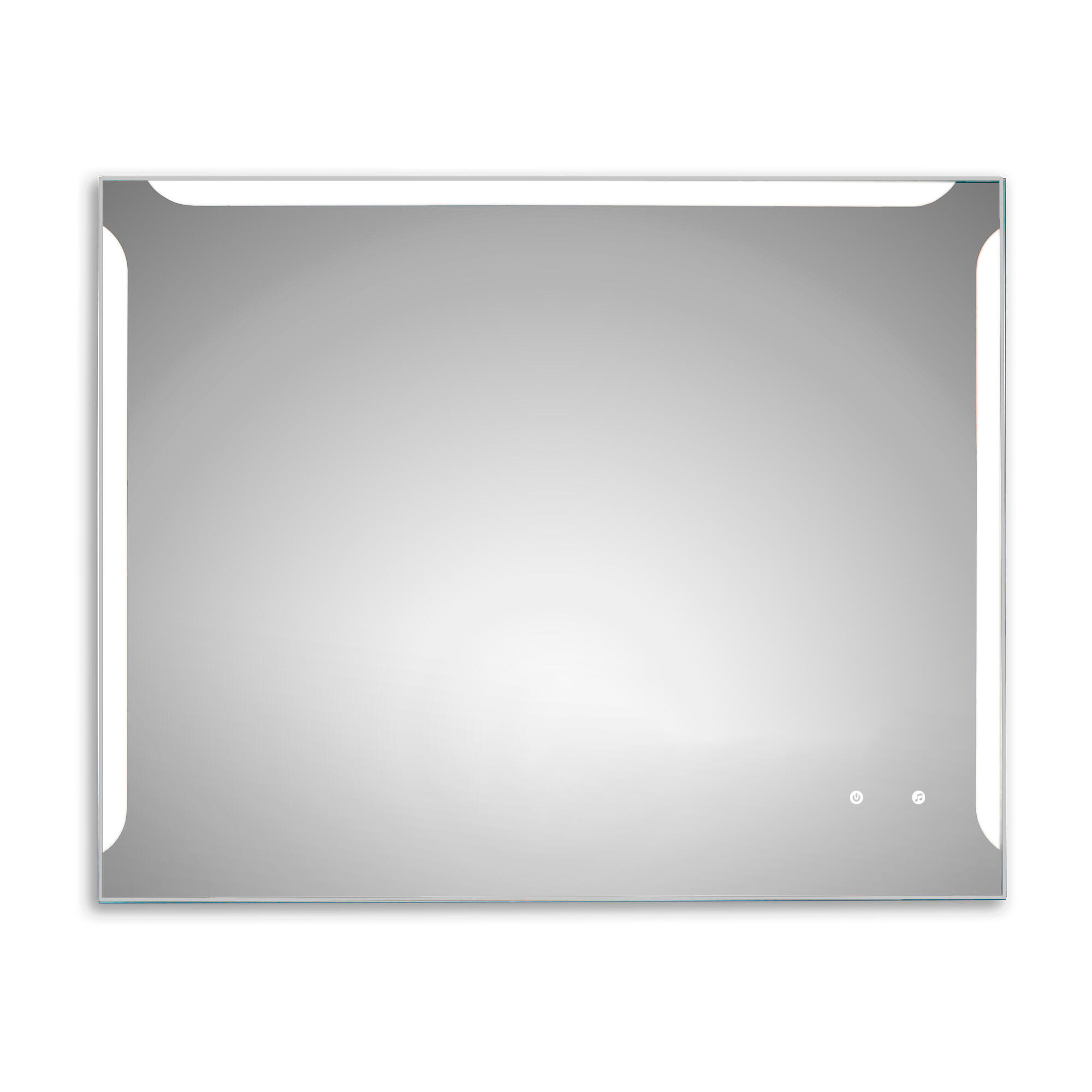 Espejo de baño con luz led alice , bluetooth, 90x110 cm