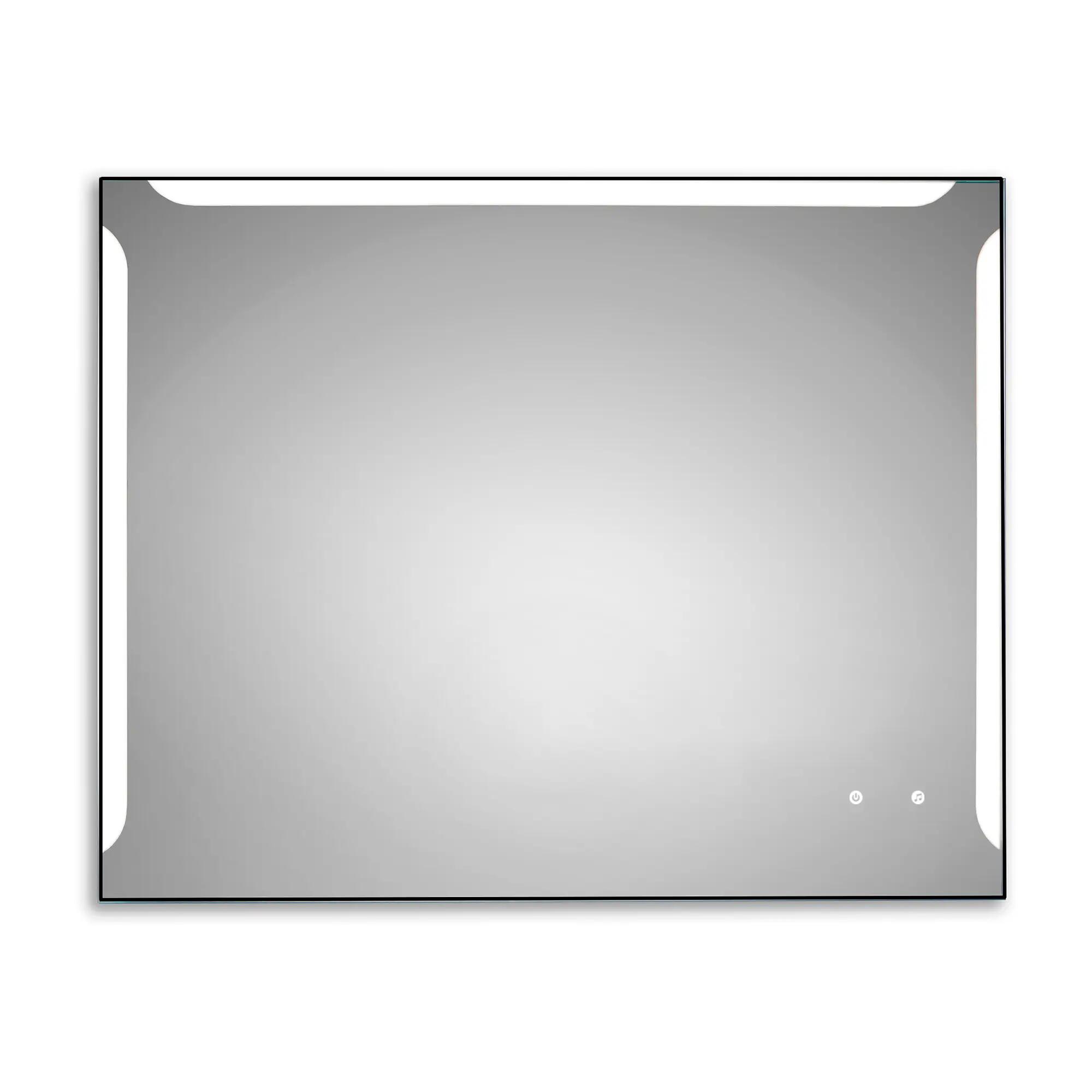 Espejo de baño con luz led alice bluetooth 110x90 cm