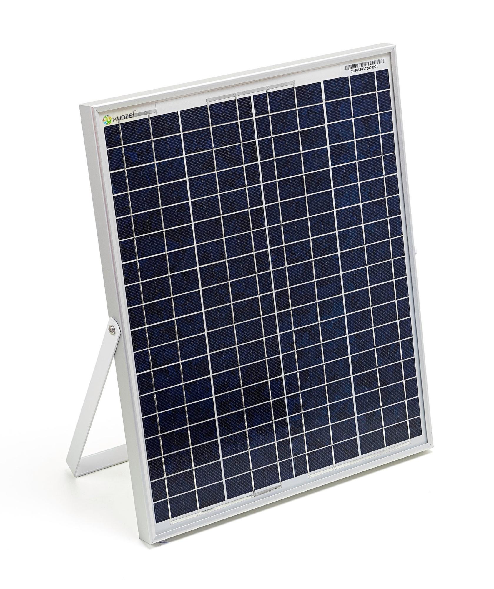 Panel solar fotovoltaico solarpower-xunzel-20w-24v con 4m cable y soporte