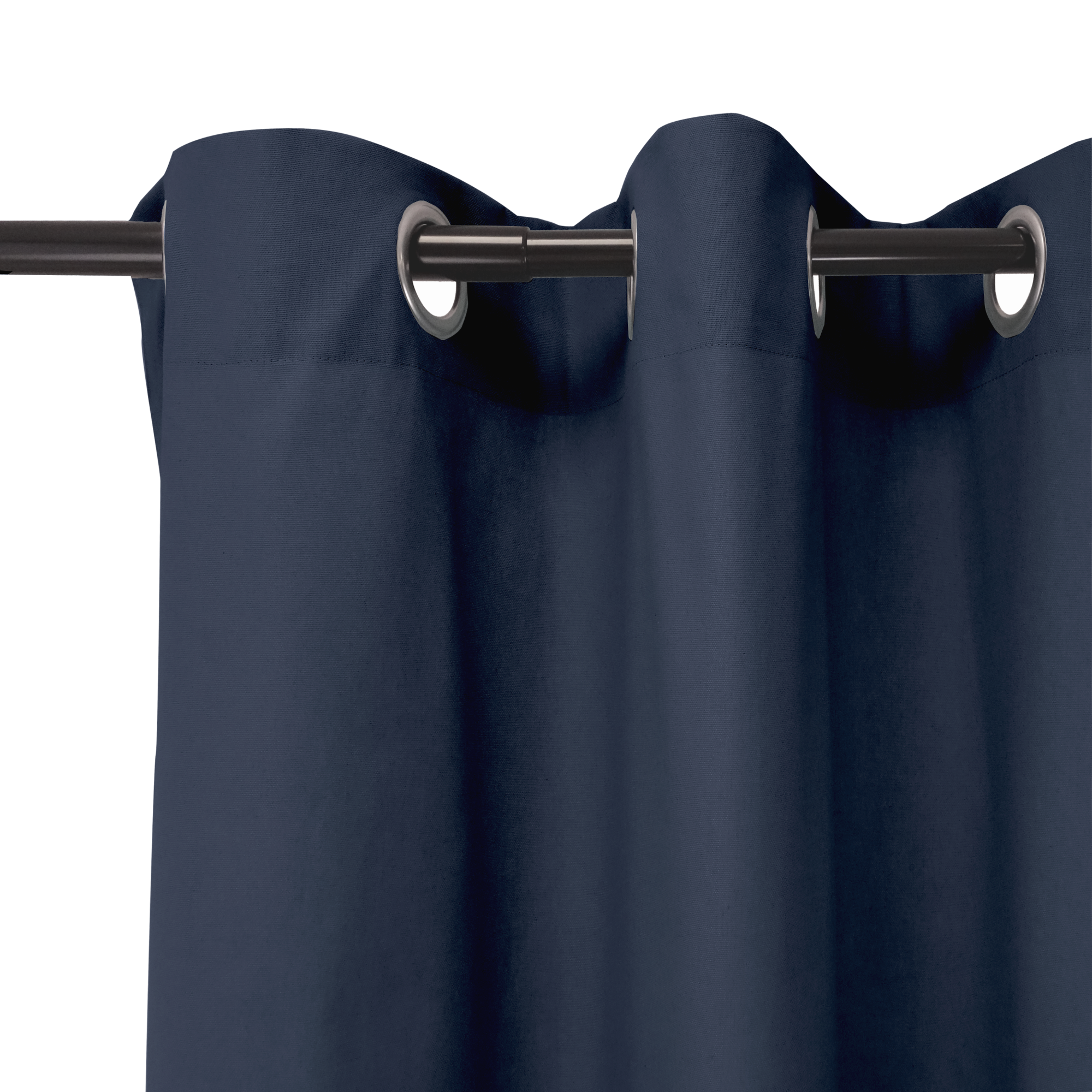 Cortina ollaos sunny algodón inspire liso azul nemo de 140x280cm