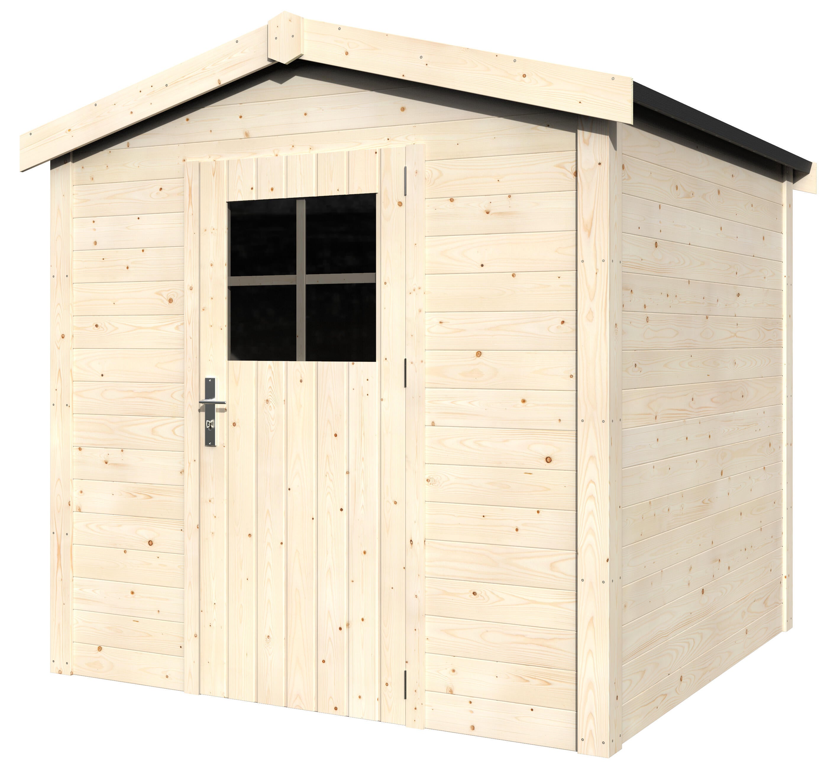 Caseta de madera bergar de 216x212x214 cm y 4.64 m2