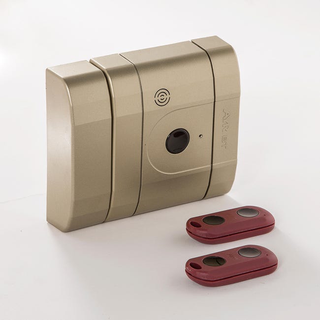 Cerradura invisible INT LOCK RF níquel con mando a distancia
