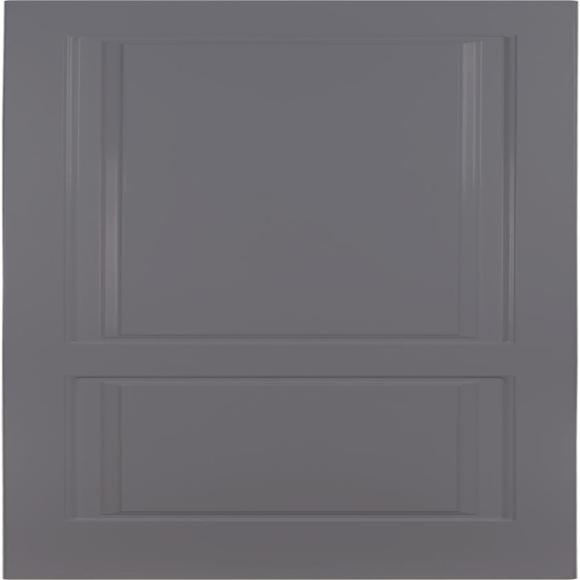 Armario ropero puerta abatible Spaceo home Marsella Gris 160x240x60 cm