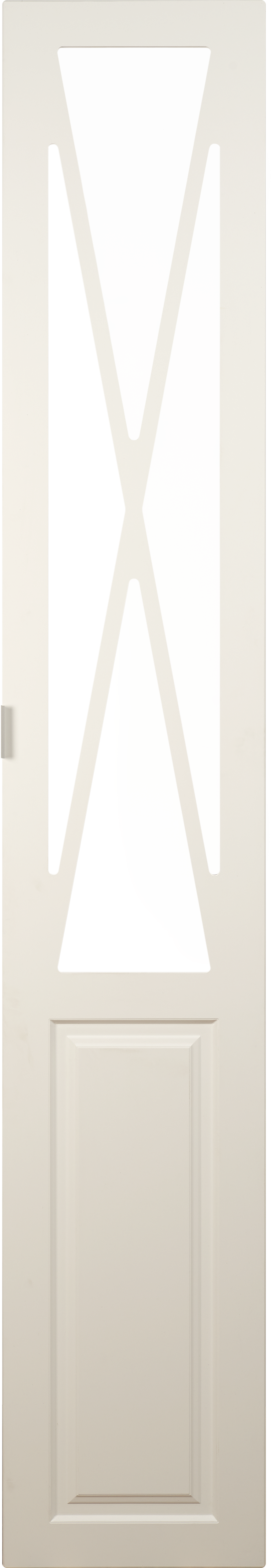 Puerta abatible para armario manila blanco 40x240x1,9 cm