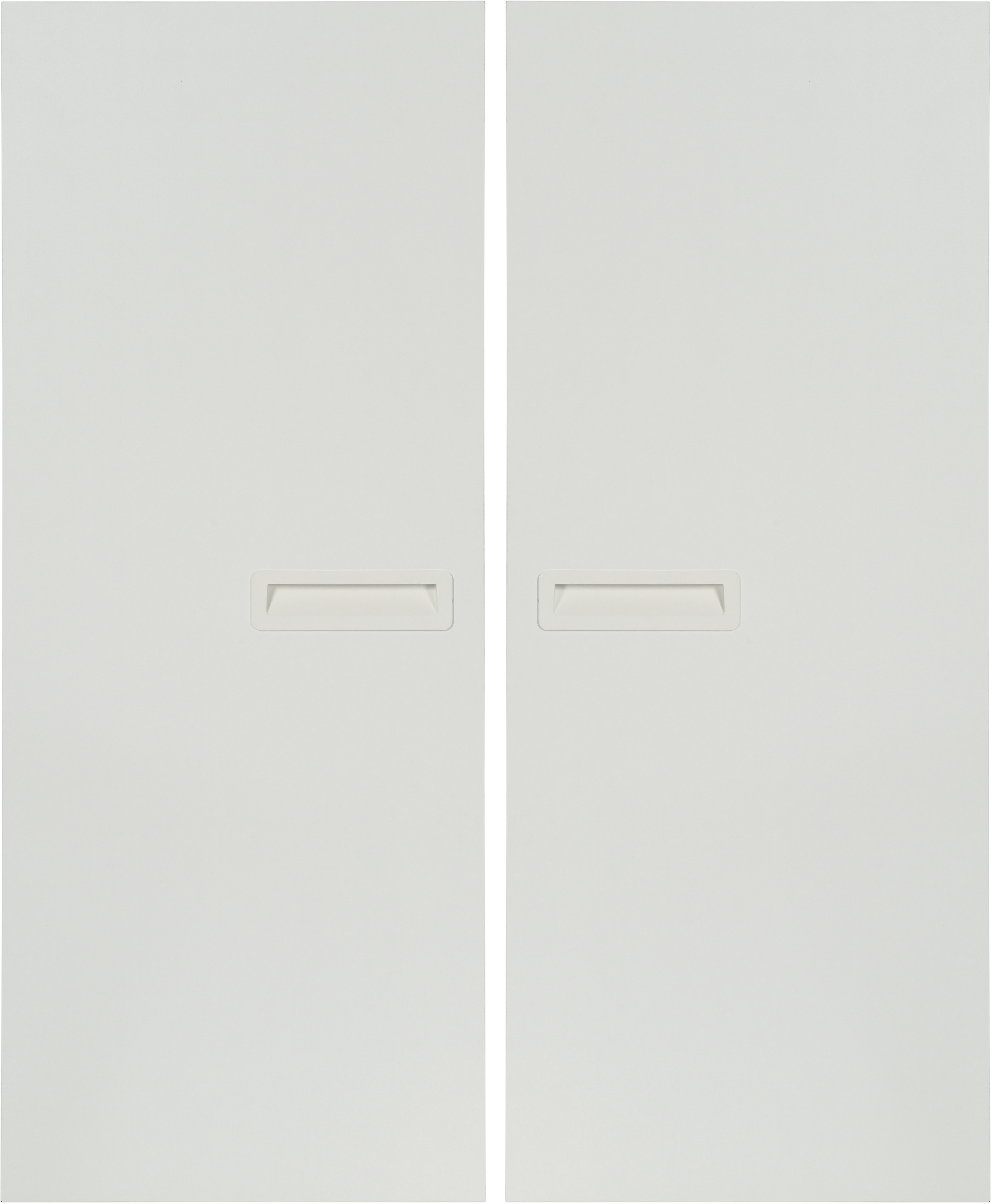 Pack 2 puertas abatibles armario tokyo blanco 30x100x1,6cm