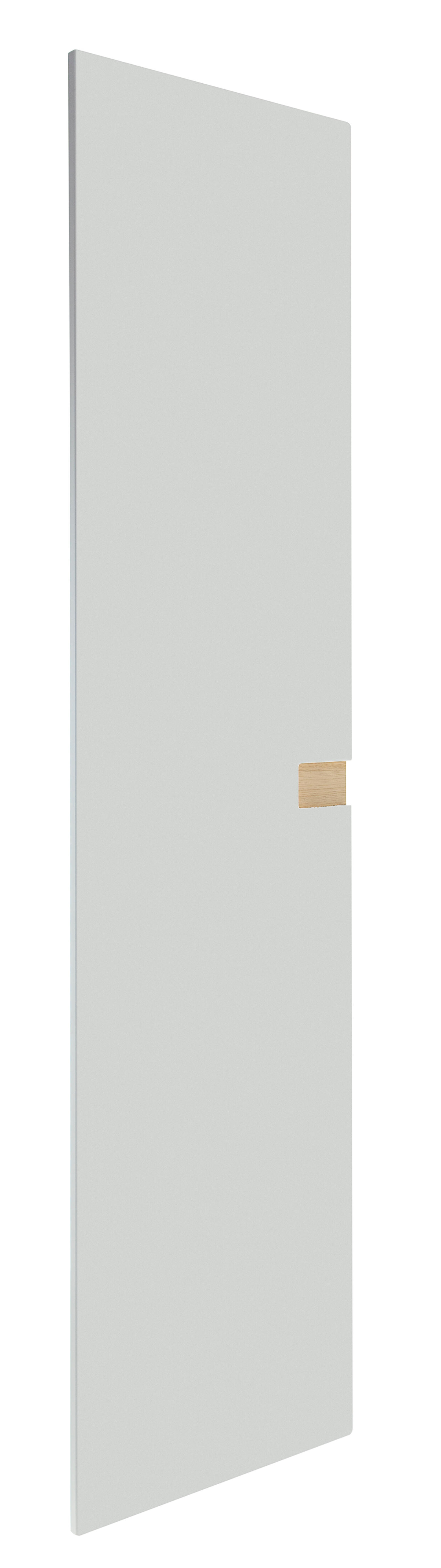 Puerta abatible de armario nepal blanco y roble 60x240x1,9cm
