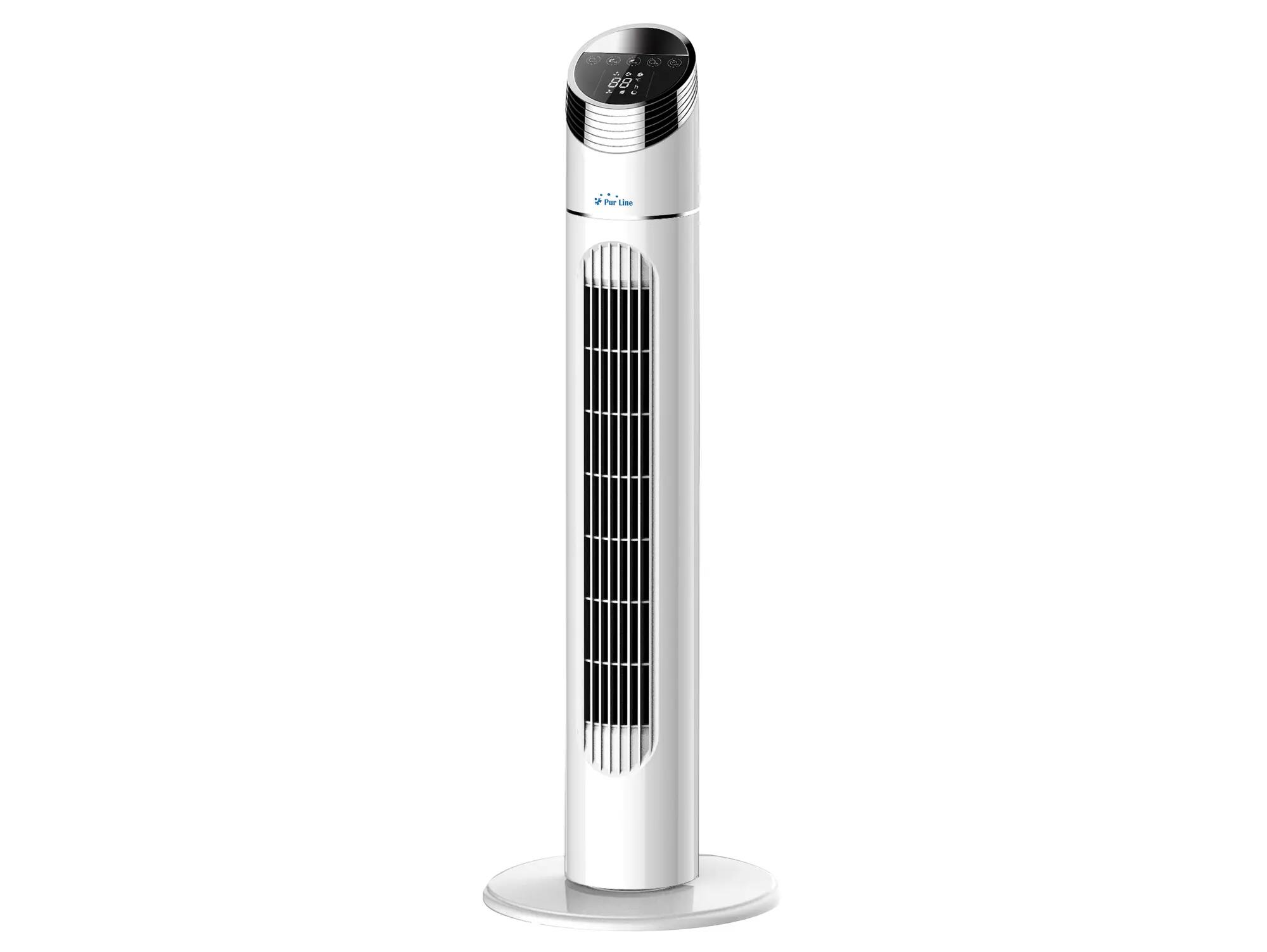 Ventiladorde torre purline venty to 40 de 40w blanco digital con mando