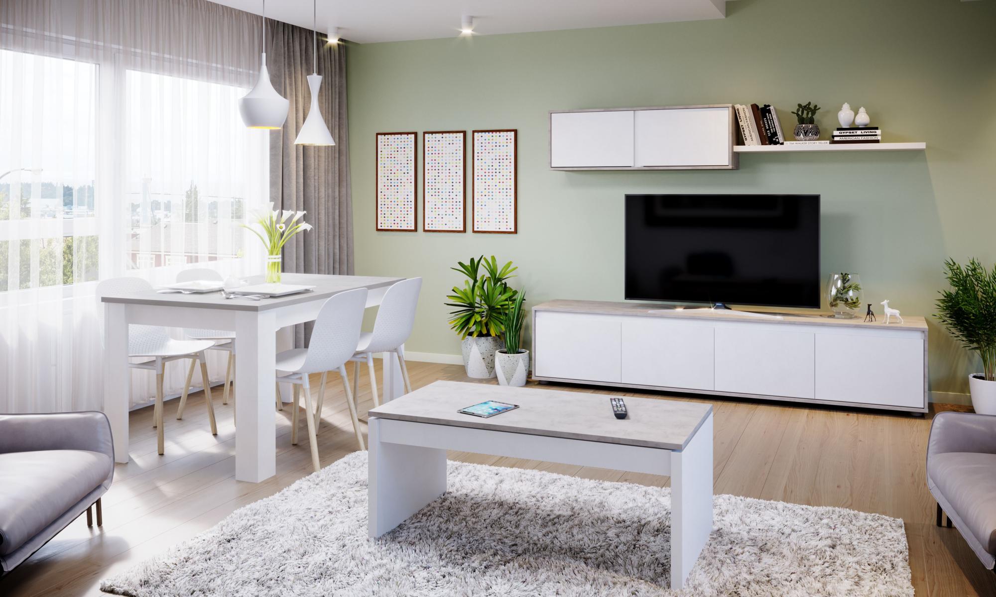 Cómo decorar un salón en con muebles en blanco: 20 ejemplos