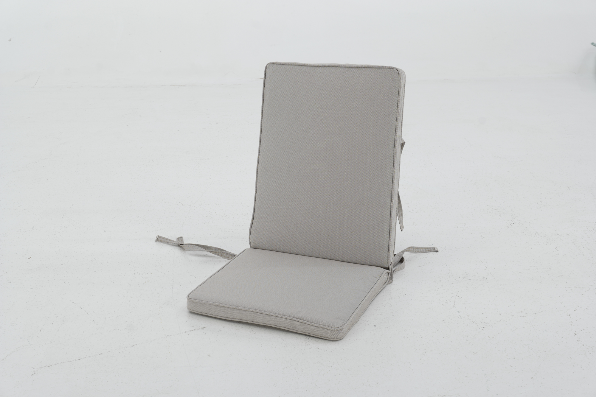 Cojín de silla con respaldo reseat beige 95x44 cm