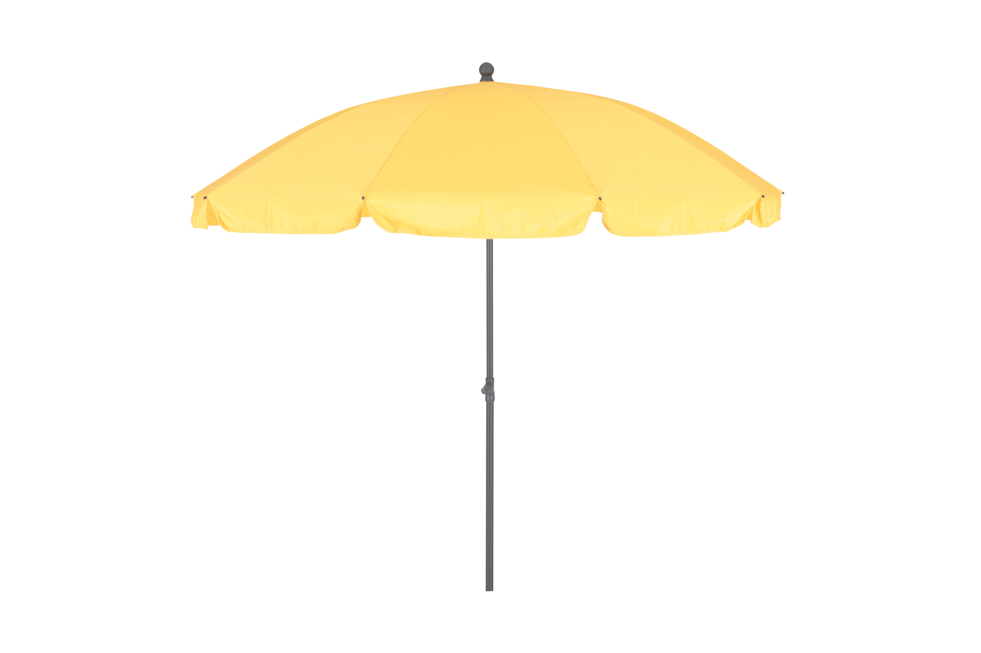 Parasol hexagonal de acero naterial bigrey amarillo ø 237 cm de la marca NATERIAL