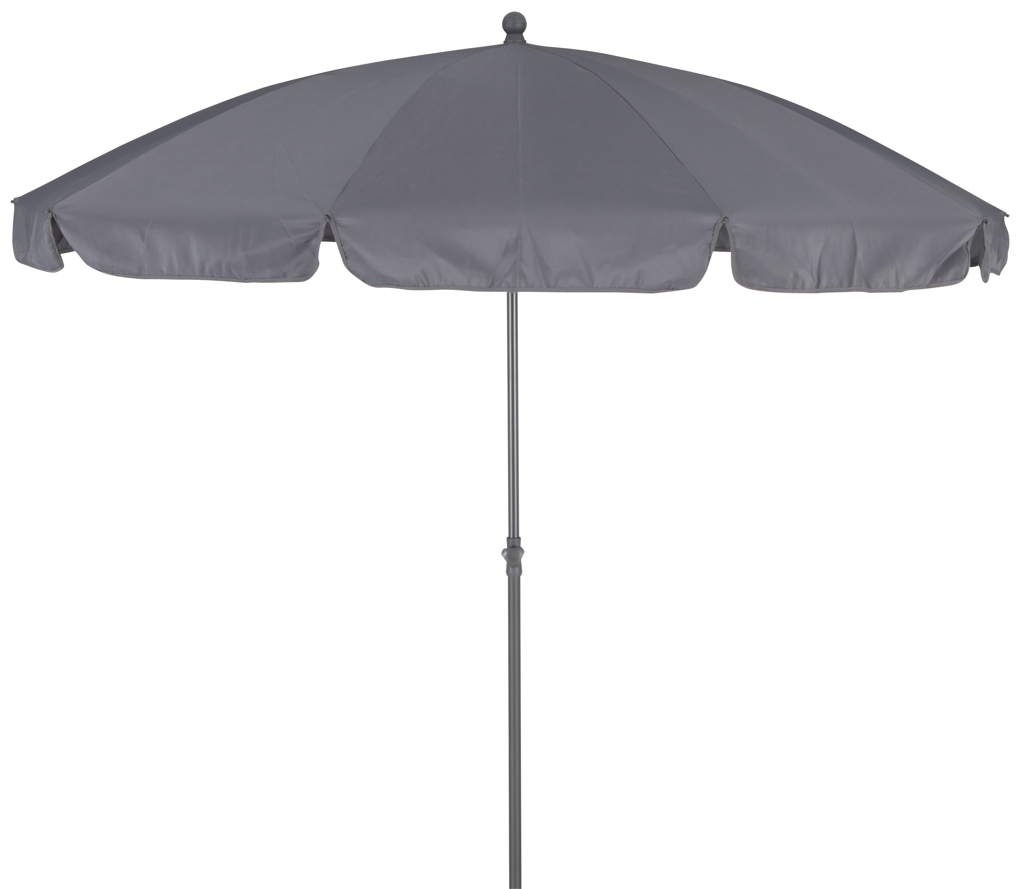 Parasol hexagonal de acero naterial bigrey gris ø 237 cm de la marca NATERIAL