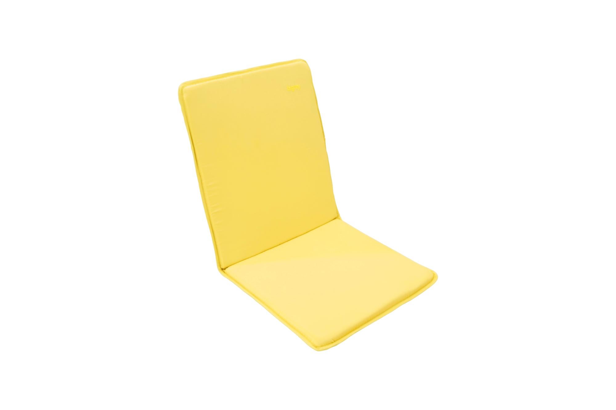 Cojín de silla exterior naterial bigrey amarillo 97x47 cm