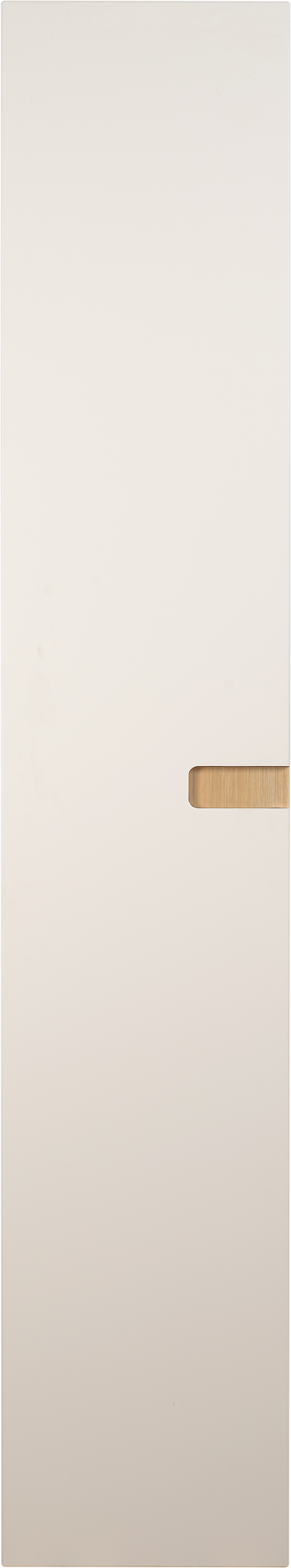 Puerta abatible de armario nepal blanco y roble 60x200x1,9cm