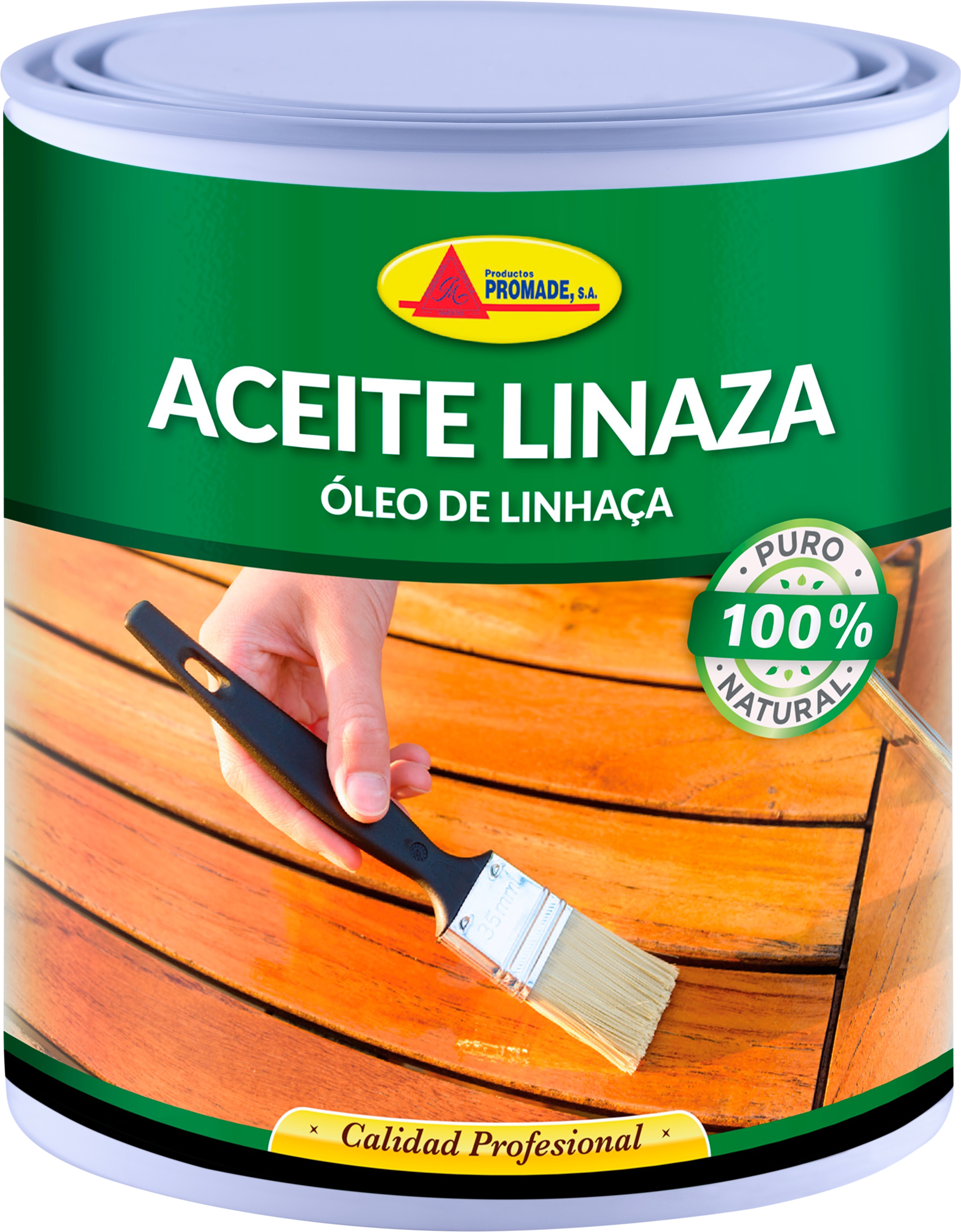 PROMADE - Aceite linaza Cocido 100% Puro 750 ml : .es