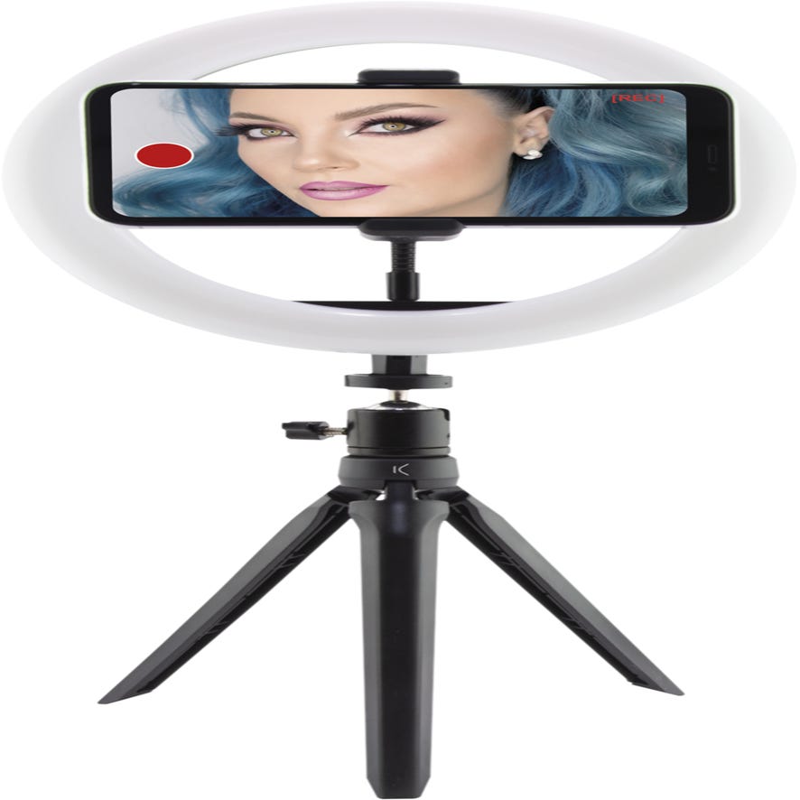 Aro de Luz Selfie 10 Pulgadas Tripode de Mesa Con Control Bluetooth Ma –  Soriega