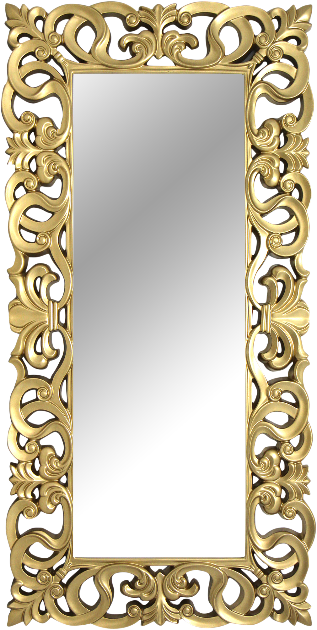 Espejo enmarcado rectangular goya oro envejecido 178 x 88 cm