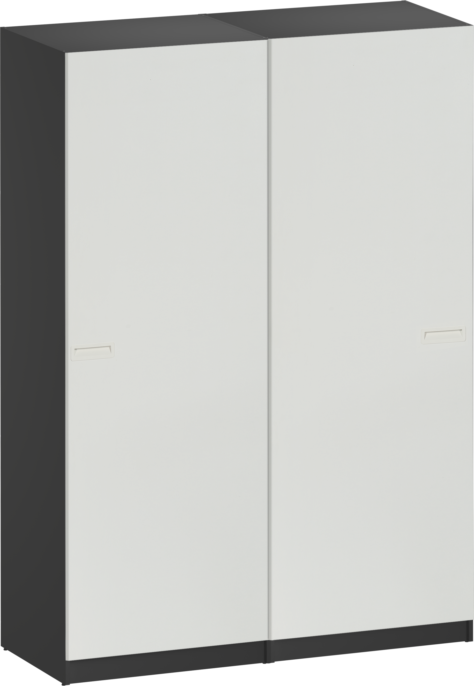 Armario ropero puerta corredera Blanco 120x204xcm