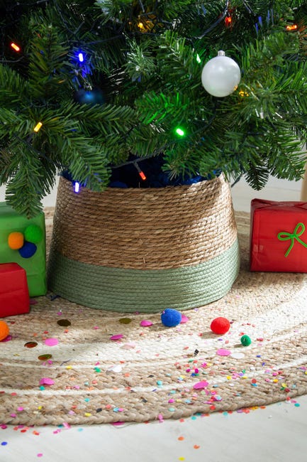 Cívico Vinagre peine Base para árbol de Navidad 26x50 cm verde | Leroy Merlin
