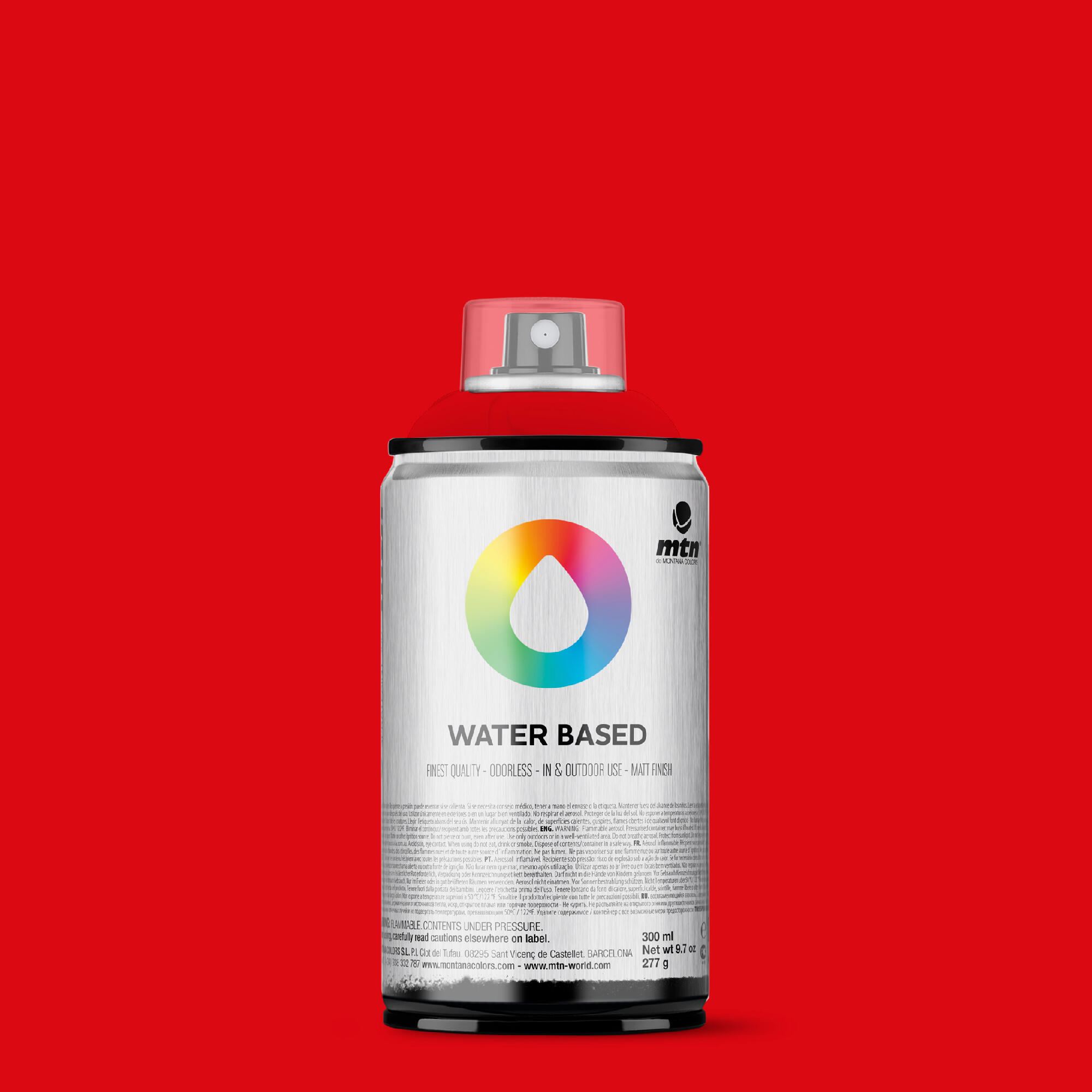 Spray pintura montana wb 300 azo orange dark 300ml
