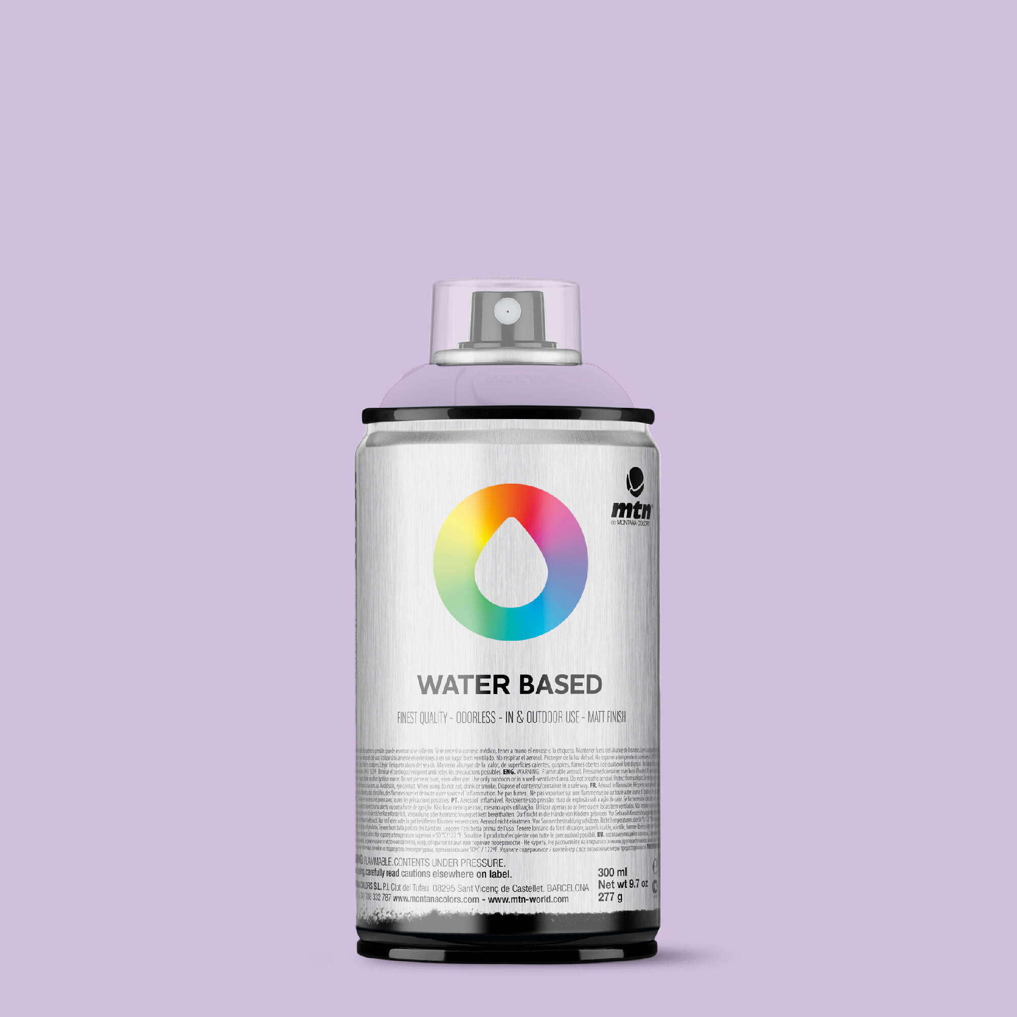 Spray pintura montana wb 300 dioxazine purple pale 300ml