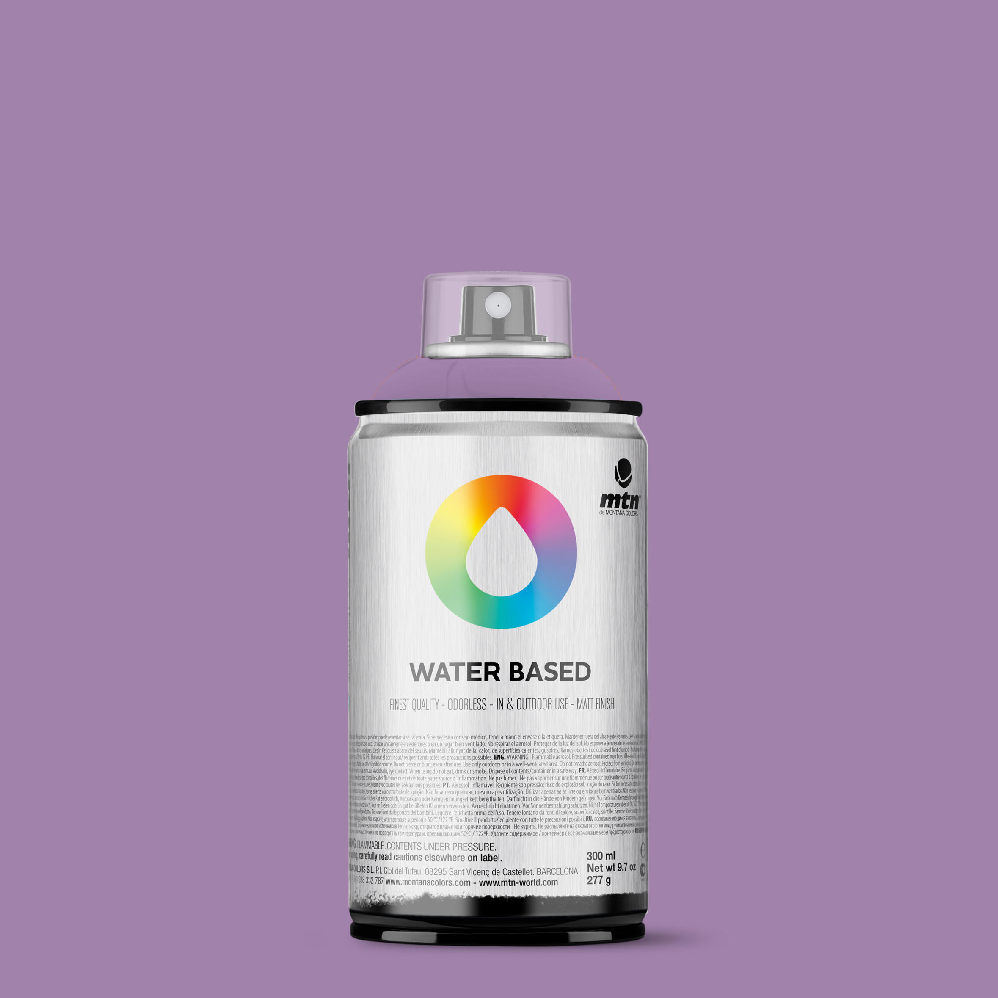 Spray pintura montana wb 300 dioxazine purple light 300ml
