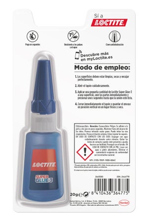 Adhesivo instantáneo Super Glue-3 Creative Pen Loctite 4 gr