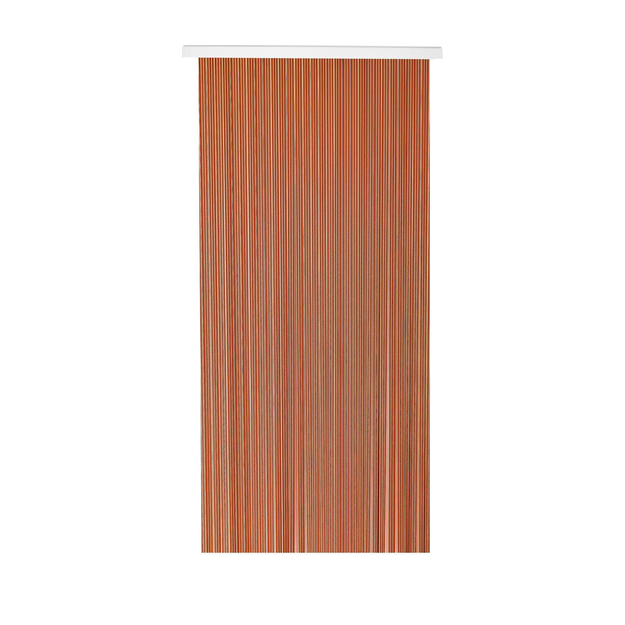 Cortina de puerta pvc mijares marrón beige 120 x 210 cm