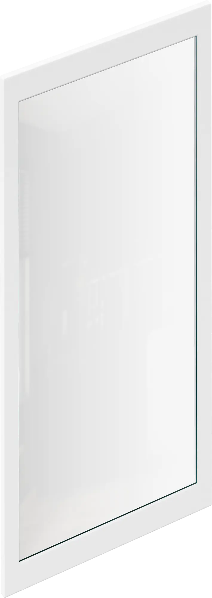 Puerta vitrina para mueble de cocina newport blanco mate h 102.4 x l 45 cm