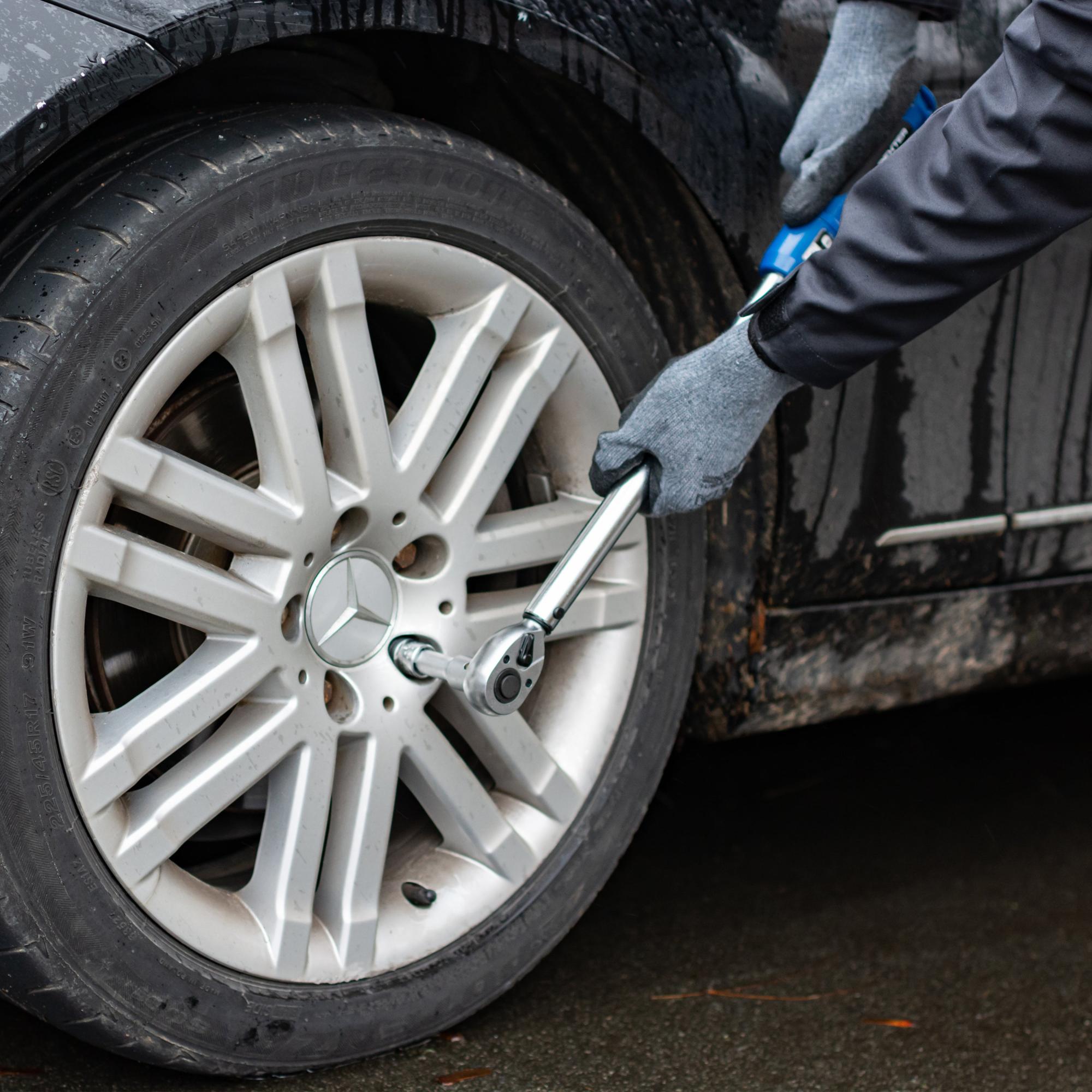 Llave dinamométrica DEXTER de 1/2 con reversible Merlin