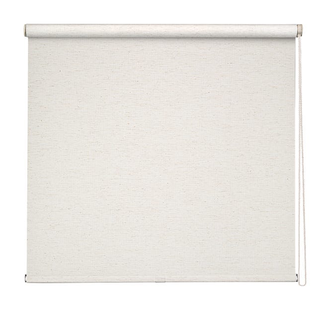 Estor enrollable screen Lino Crudo beige de 105x250cm