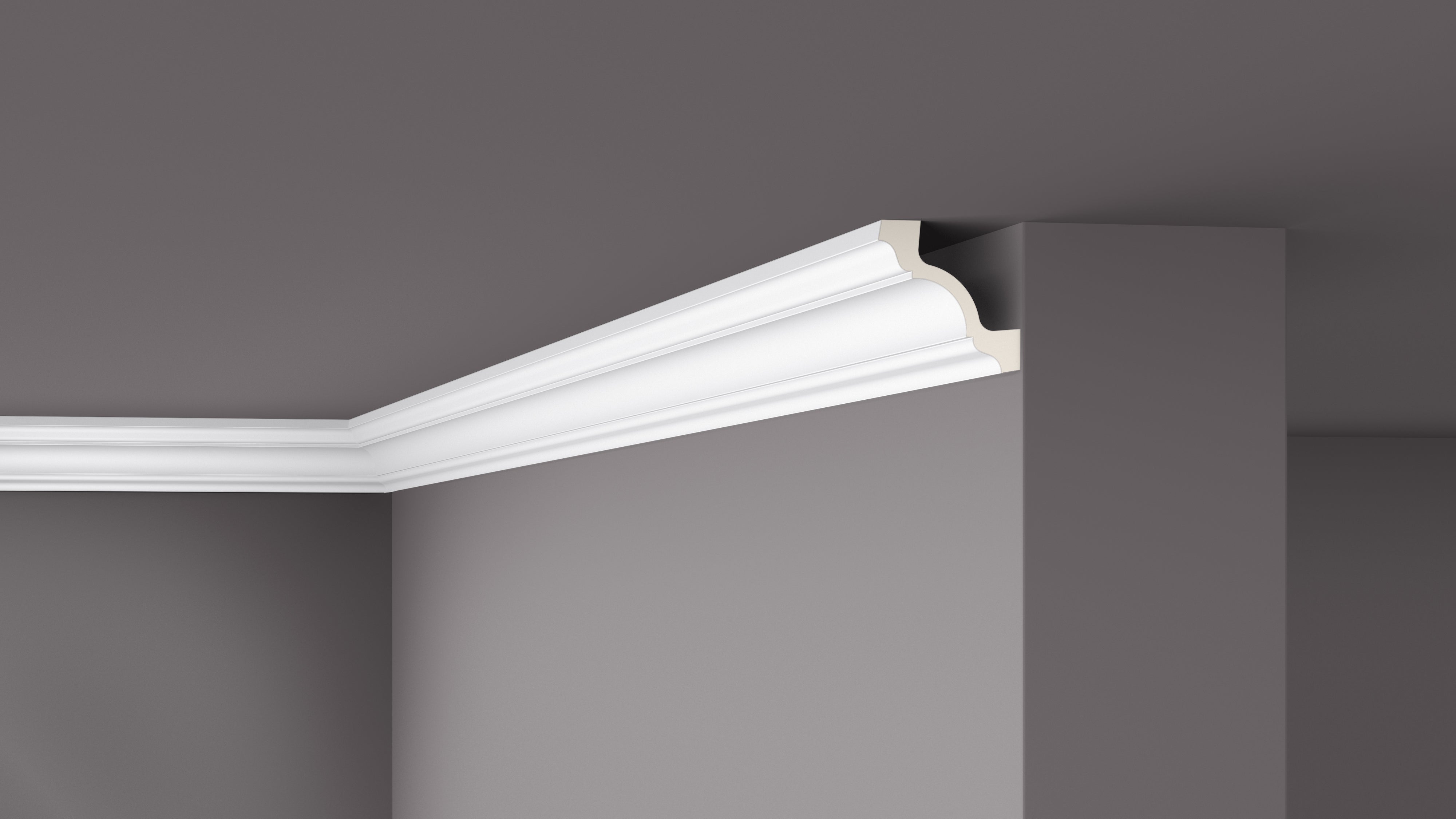 Cornisa pu al9 (techo) 80x80x2000mm