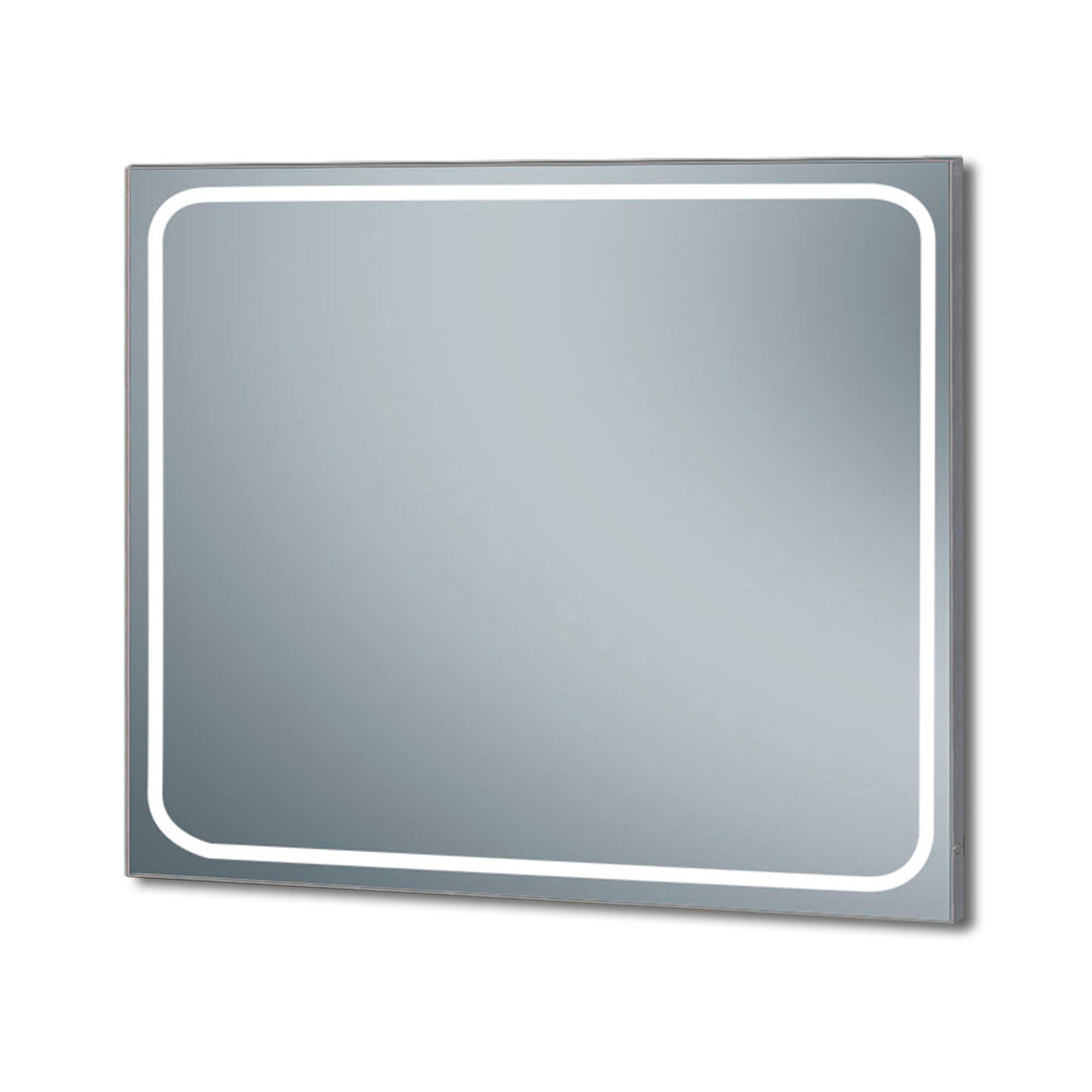 Espejo de baño con luz led emin , antivaho 80x110 cm