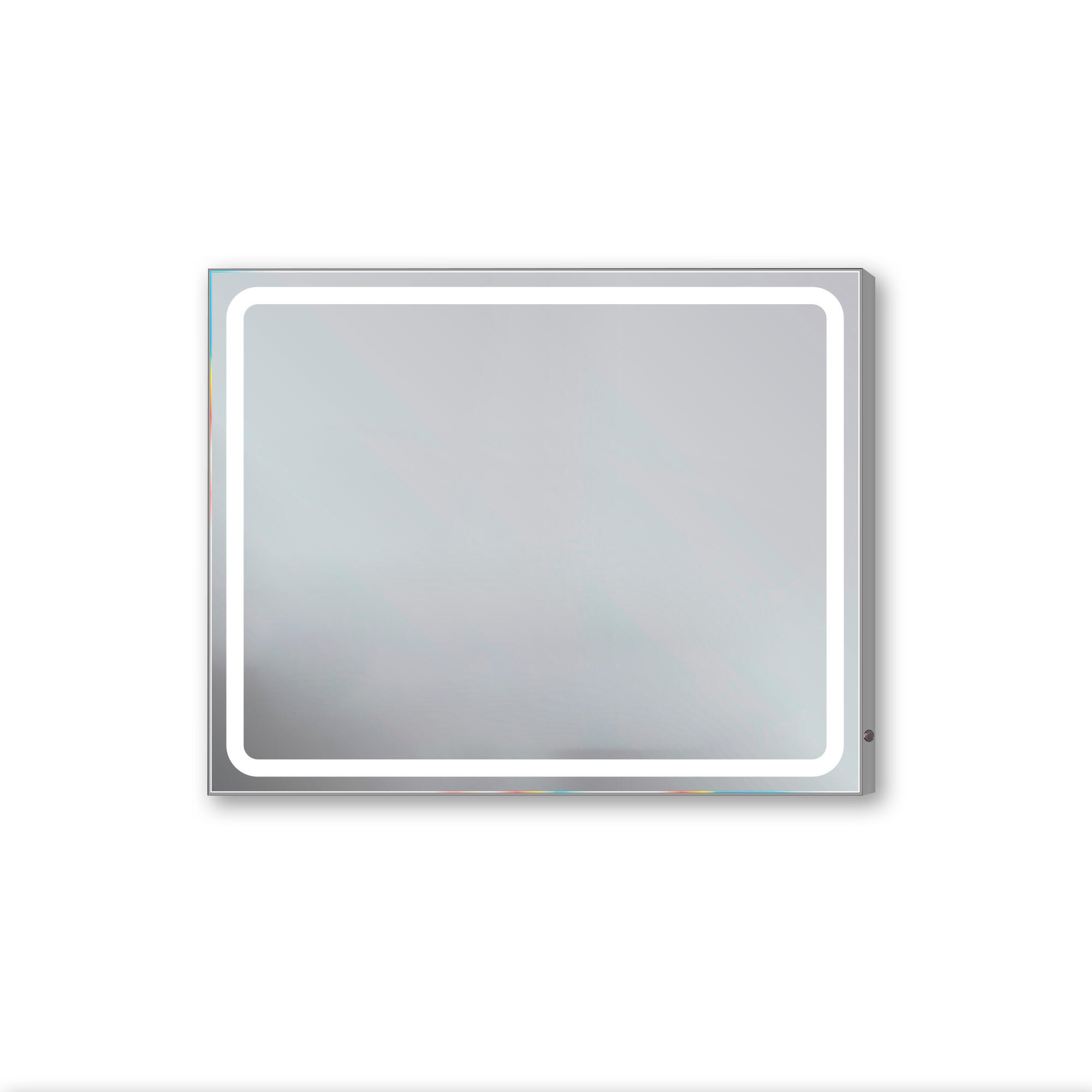 Espejo de baño con luz led emin , antivaho 70x90 cm