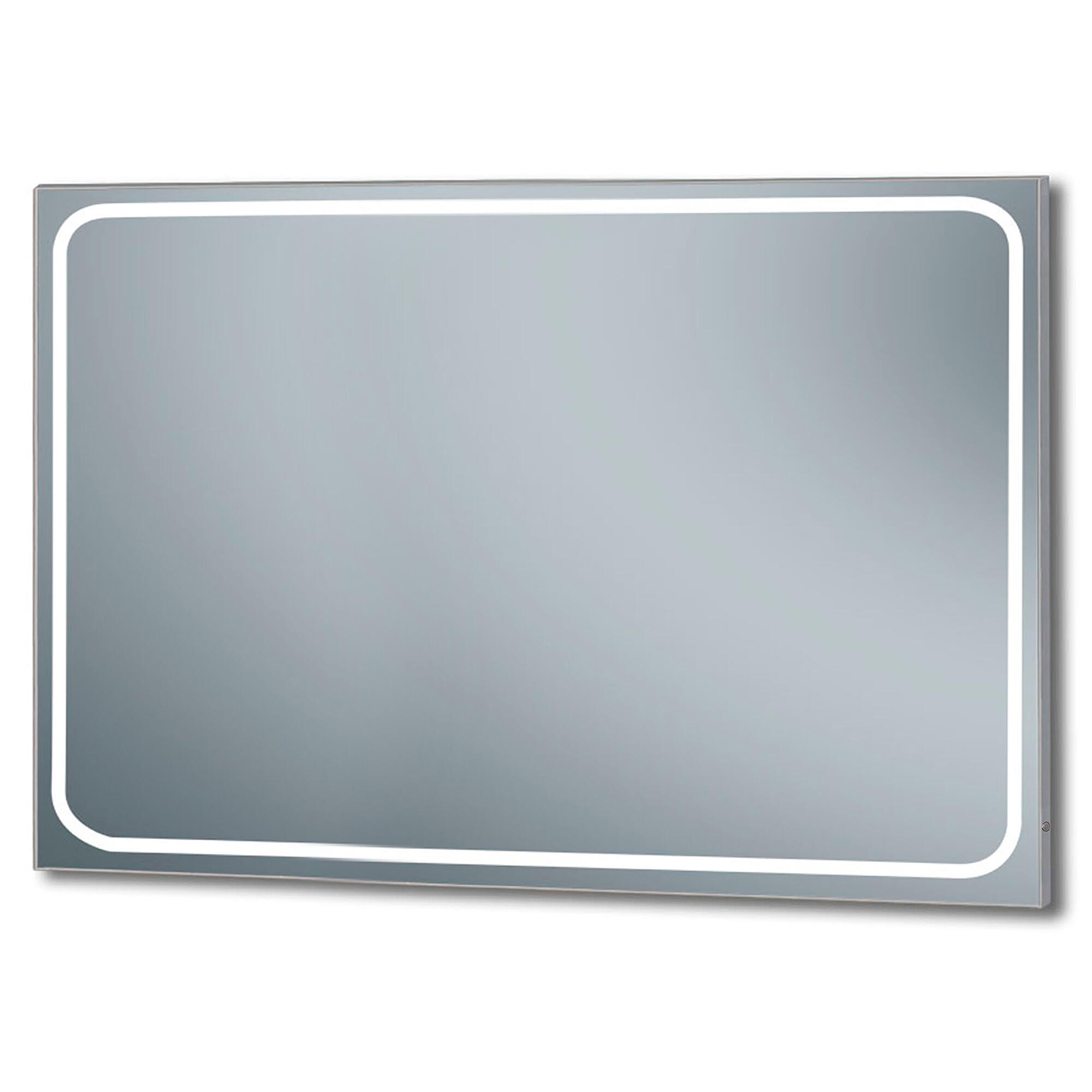 Espejo de baño con luz led emin antivaho táctil 180x70 cm xxl