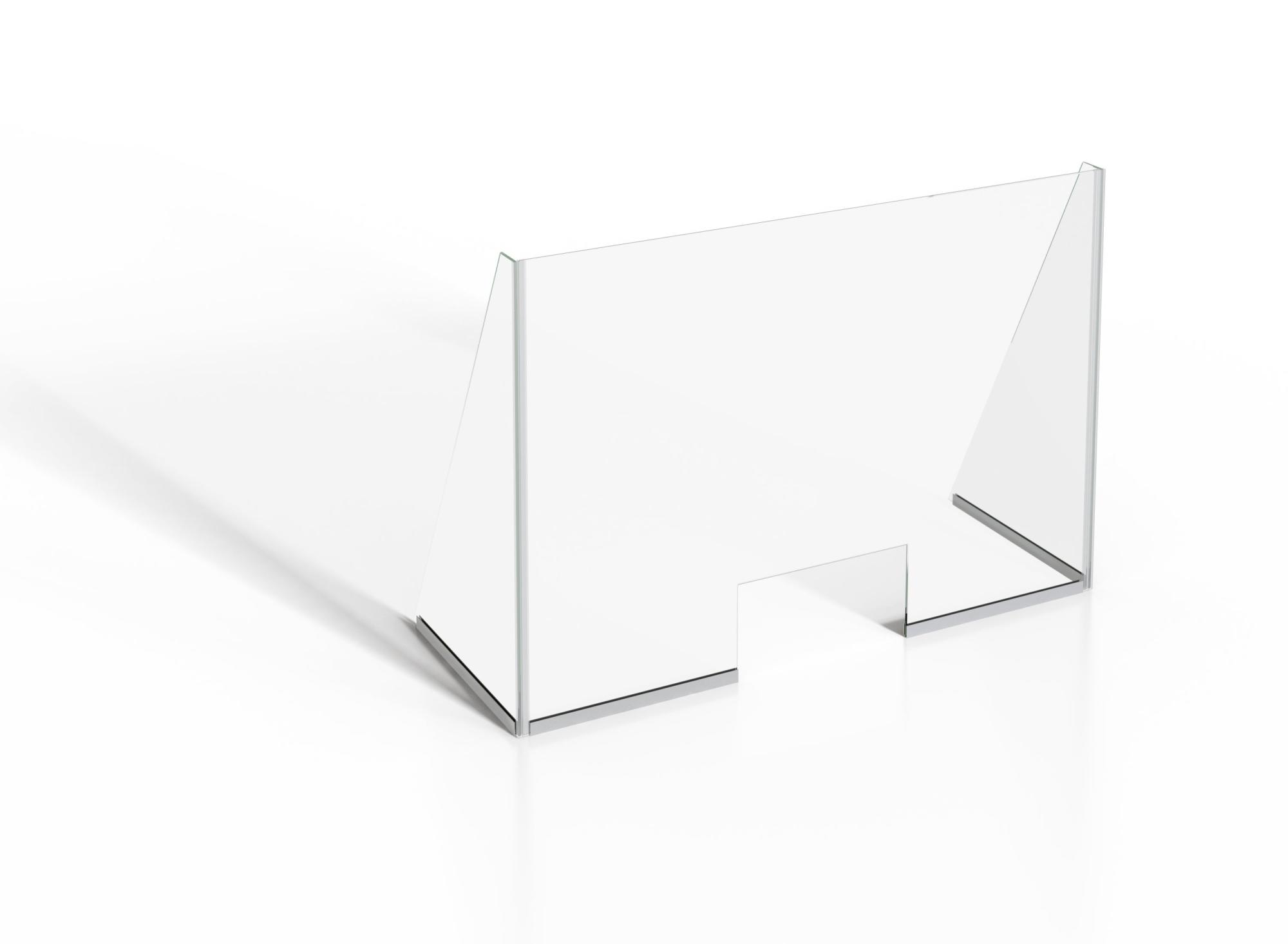 Mampara protectora vidrio templado b 120x90cm de la marca Sin marca