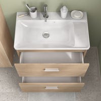 Lavabo Easy blanco 71.4x15.5x42.4 cm | Leroy Merlin