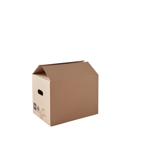 10 Cajas cartón mudanza o almacenaje 60x40x40 de segunda mano por 15 EUR en  Pozuelo de Alarcón en WALLAPOP