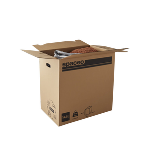 Set de 40 cajas de mudanza altas 96L - 40x40x60cm - Made in France - 70%  certificado FSC - Carga máxima 20KG - Pack & Move
