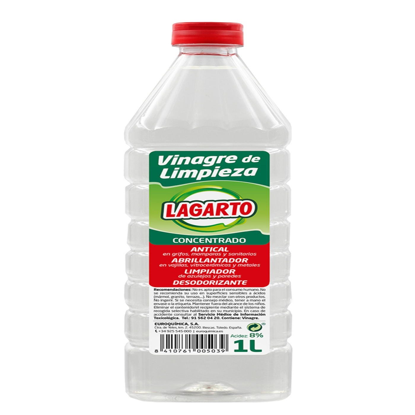 Vinagre de limpieza LARGARTO 1 l