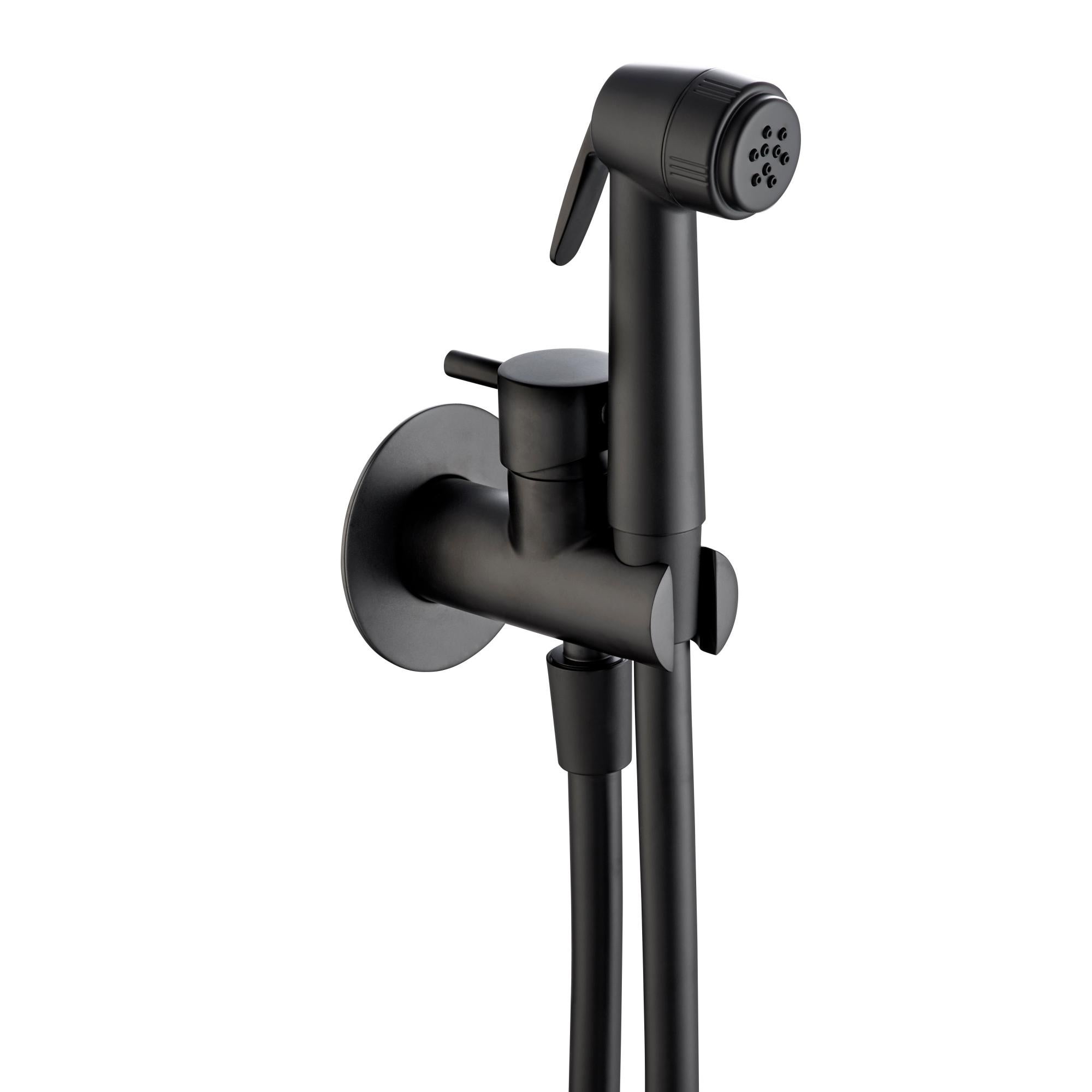 Ducha inodoro maier look negro 120 cm de largo de la marca MAIER