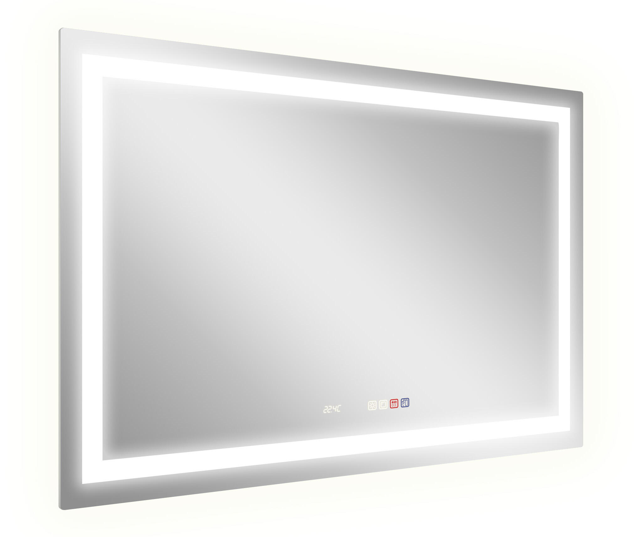 Espejo de baño con luz led all antivaho , bluetooth, , táctil 120x80 cm