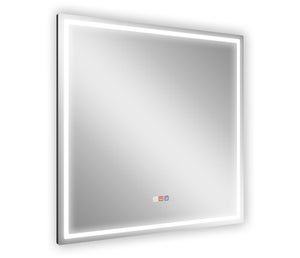 AICA SANITARIOS 60x60cm Espejo Baño Redondo con Luz Led Blanco Espejo de  Maquillaje Interruptor de Sensor Táctil, F…
