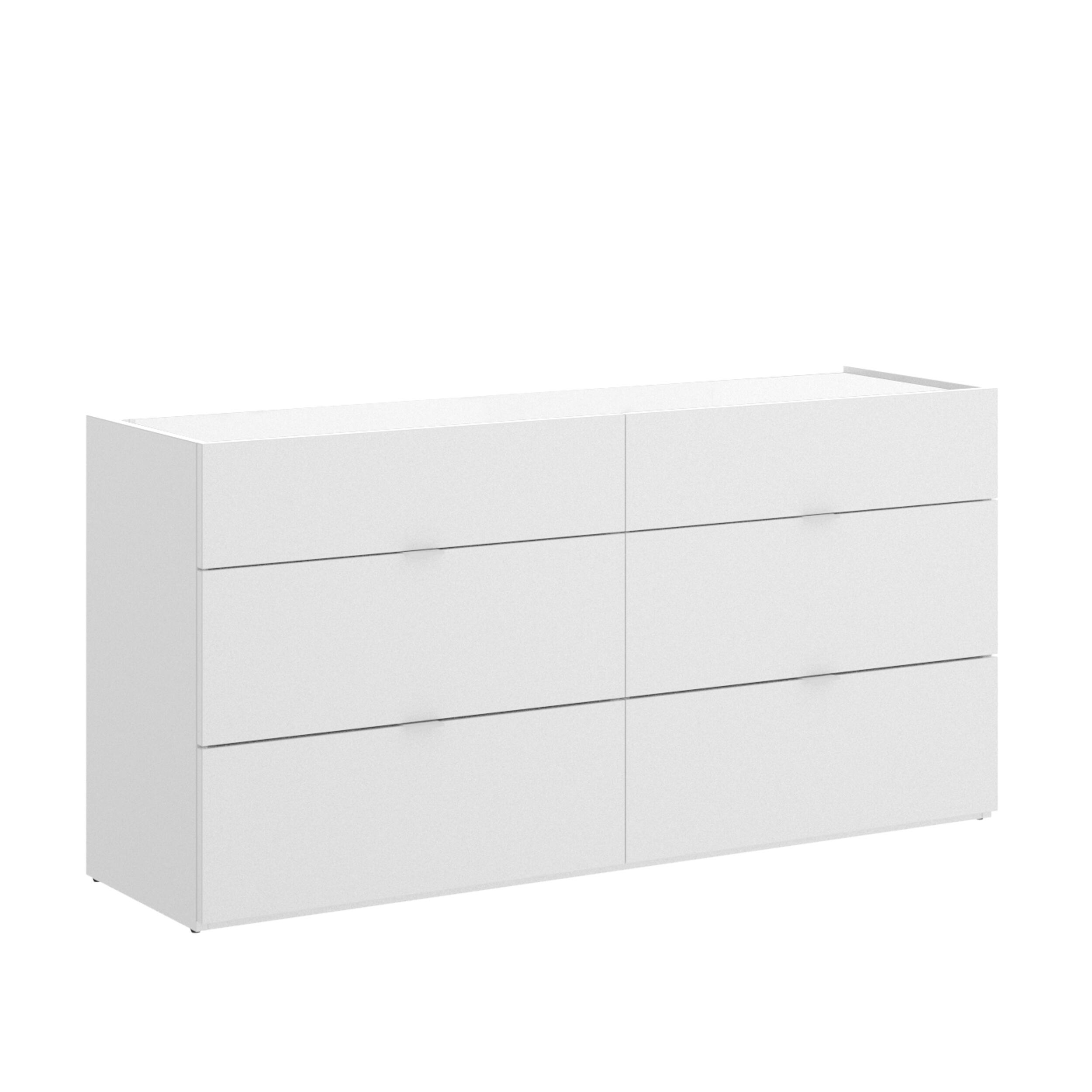 Cómoda kit -mueble auxiliar tay blanco 120x39x62 cm