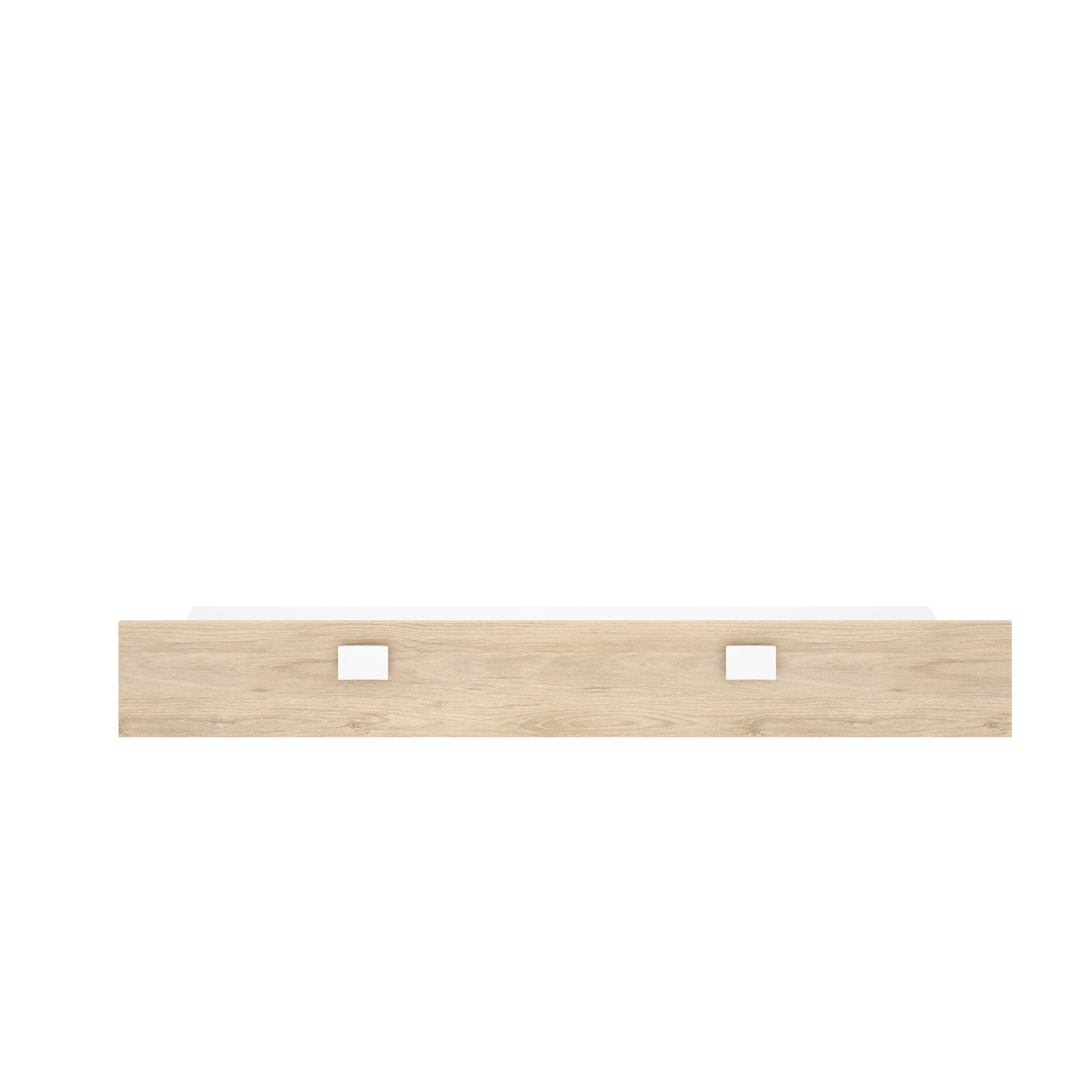 Accesorio de arrastre dabih roble y blanco 190x93x25 cm
