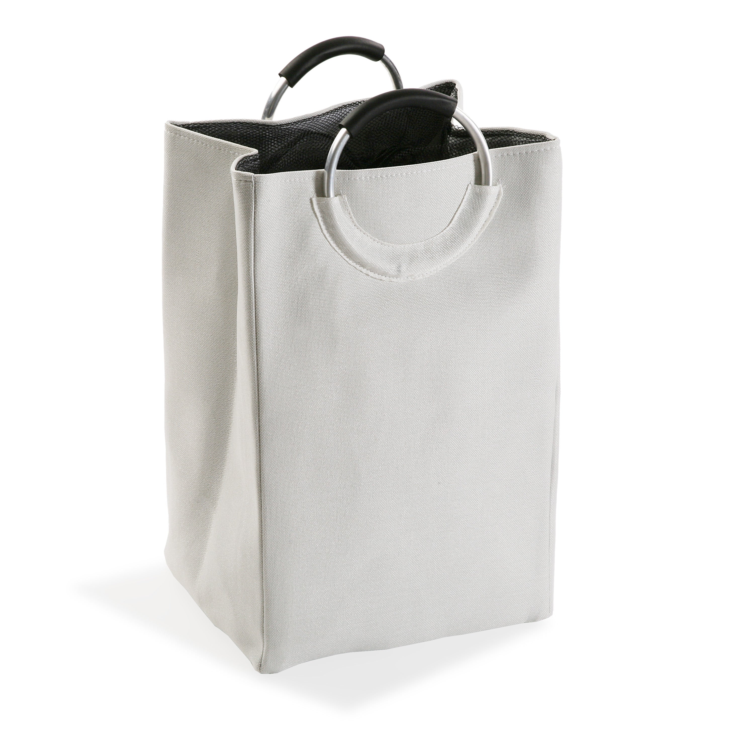 Cesto de ropa sole blanco de la marca VERSA