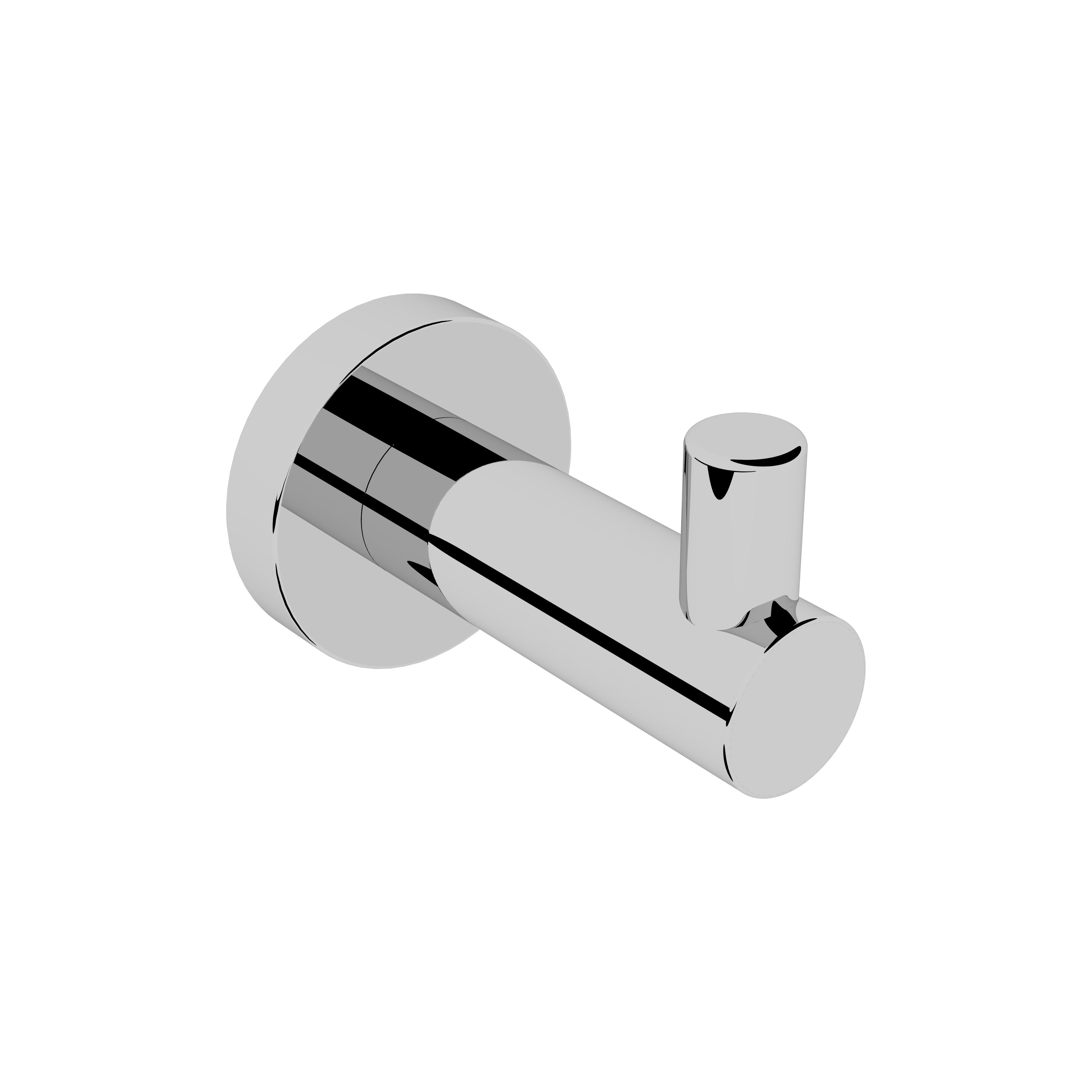 Percha gris / plata con colgadores 4x4x7 cm de la marca Sin marca