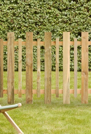 Vallas de madera para jardin Basic