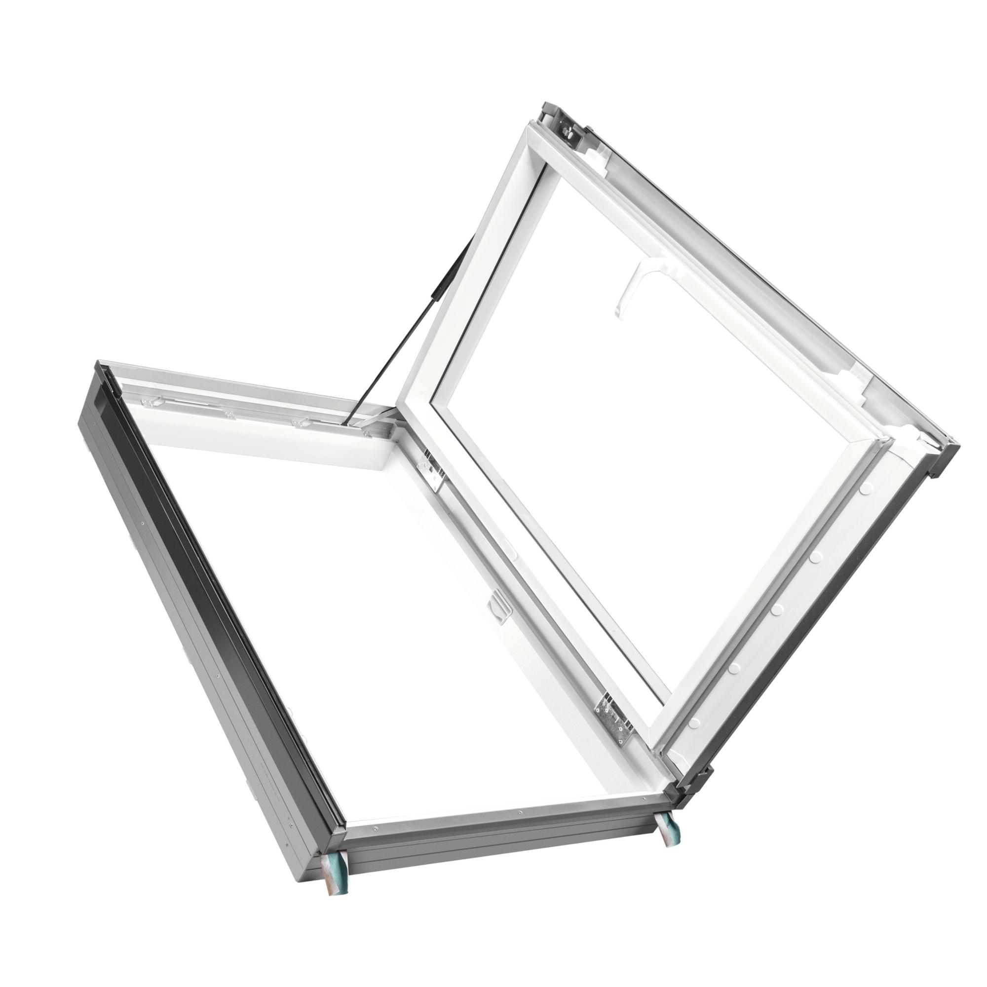 Ventana de techo lateral pvc blanco pwpu3 manual de 66x118 cm de la marca FAKRO