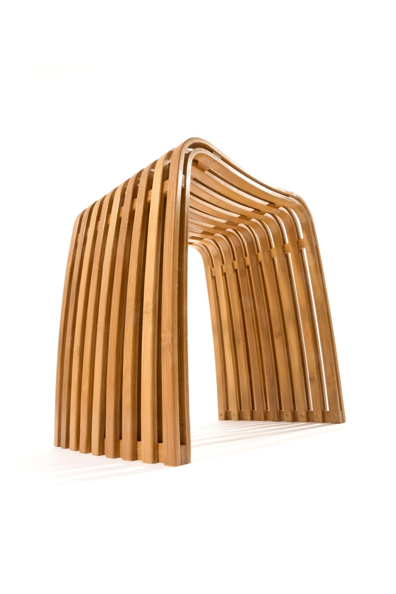 Taburete de baño ordina stool marrón 46x46 cm