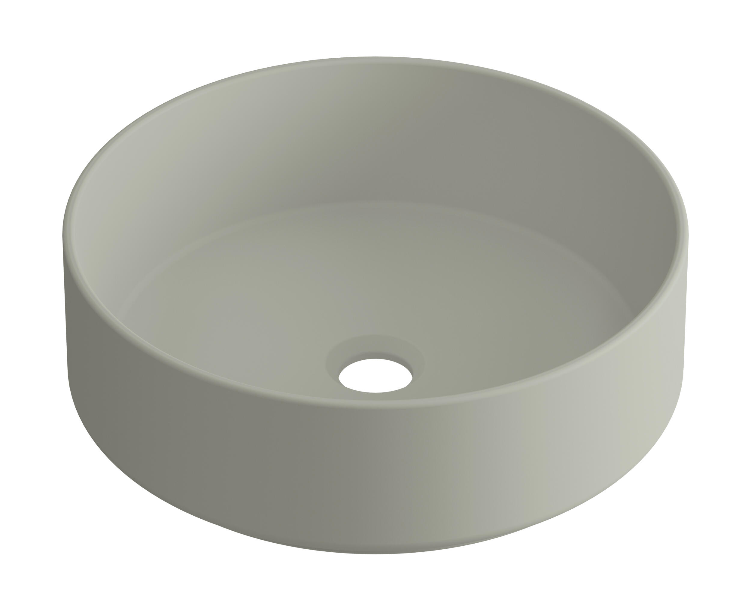 Lavabo studio gris smoke 37x12x37 cm de la marca SENSEA